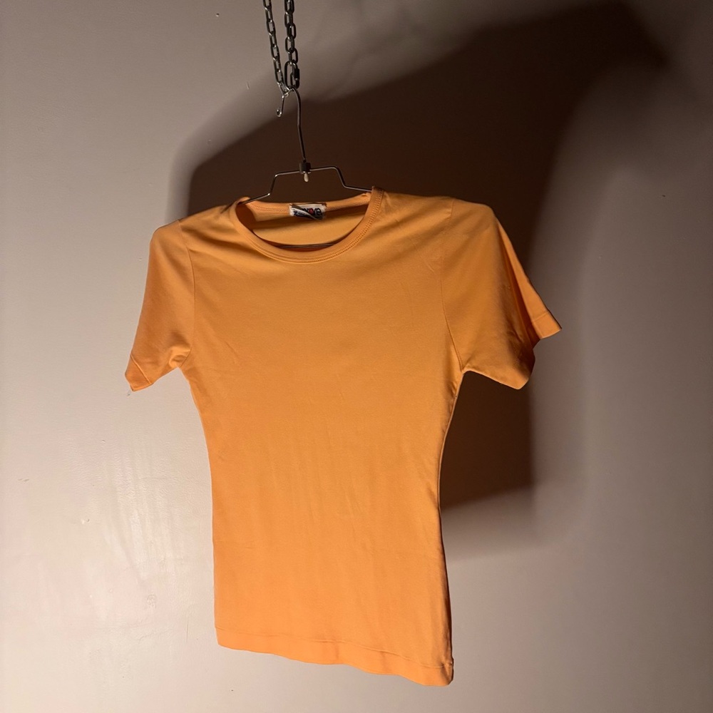 Vintage 100% Nylon Coral Short Sleeve T-Shirt